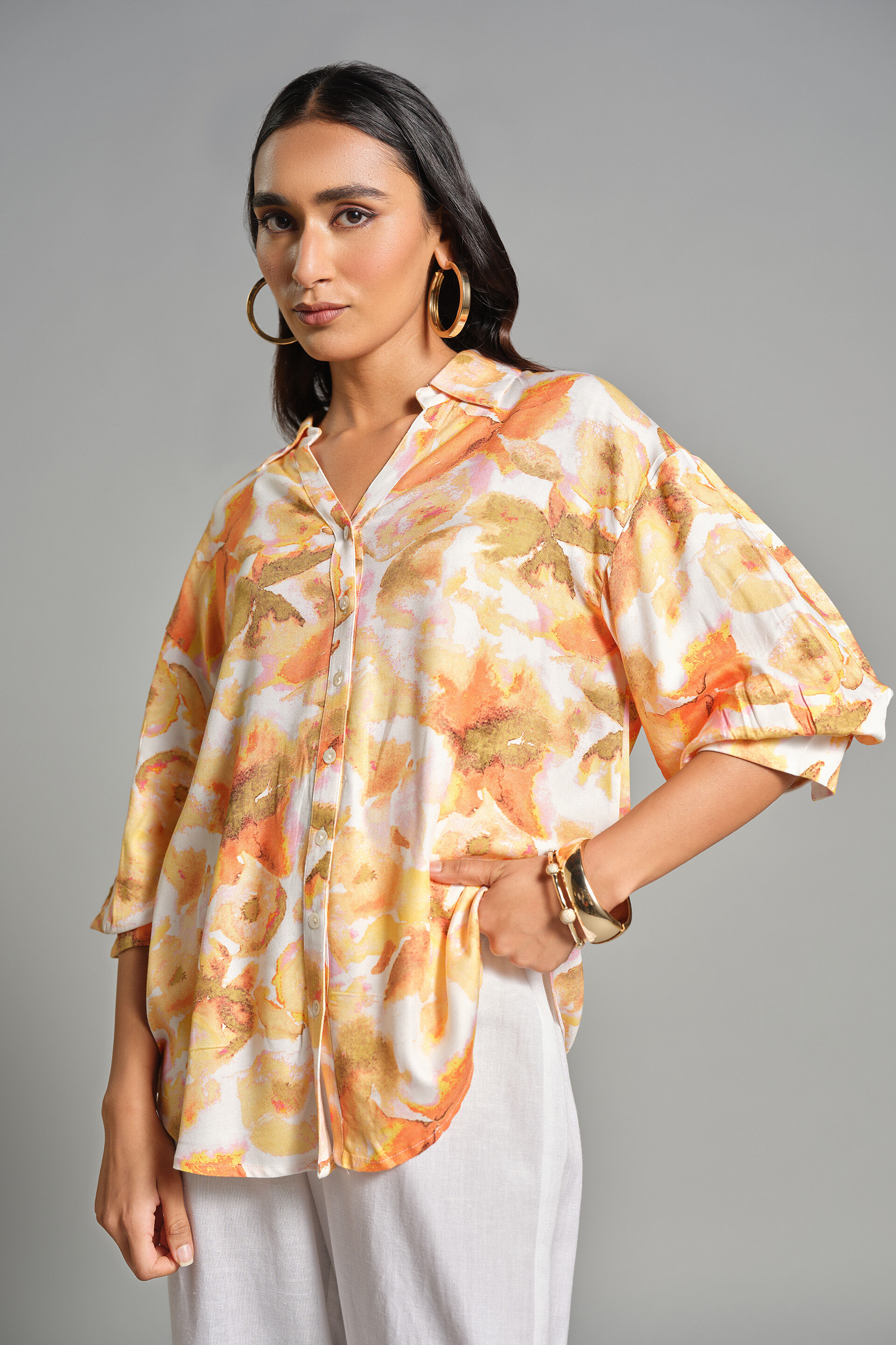 Rosid Shirt, Orange, image 1